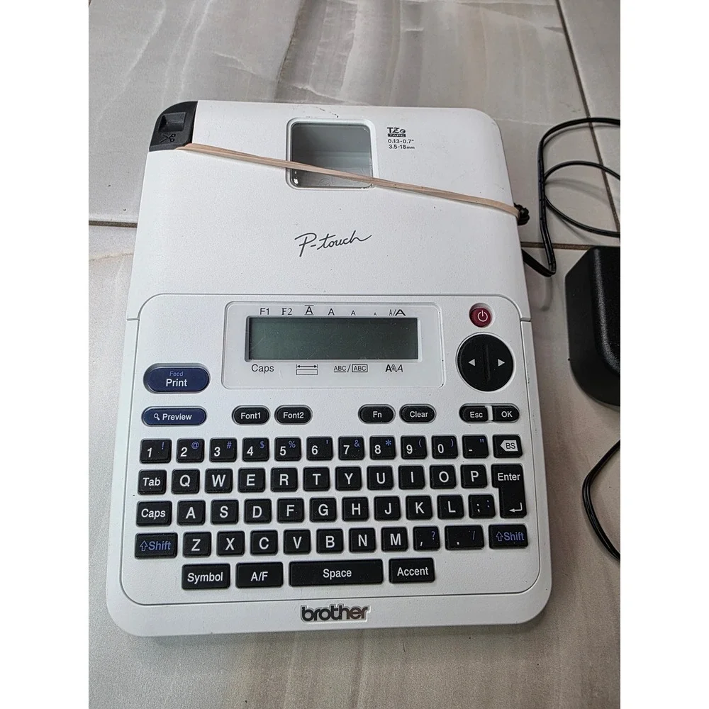 Brother P-Touch PT-2040 Label Maker Desktop Labeling System‎ Power Adapter F2